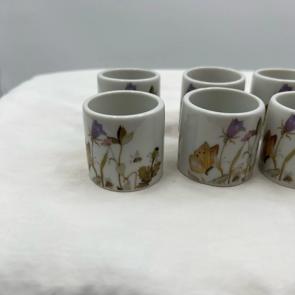 Enesco napkin rings Set of 10 Vintage